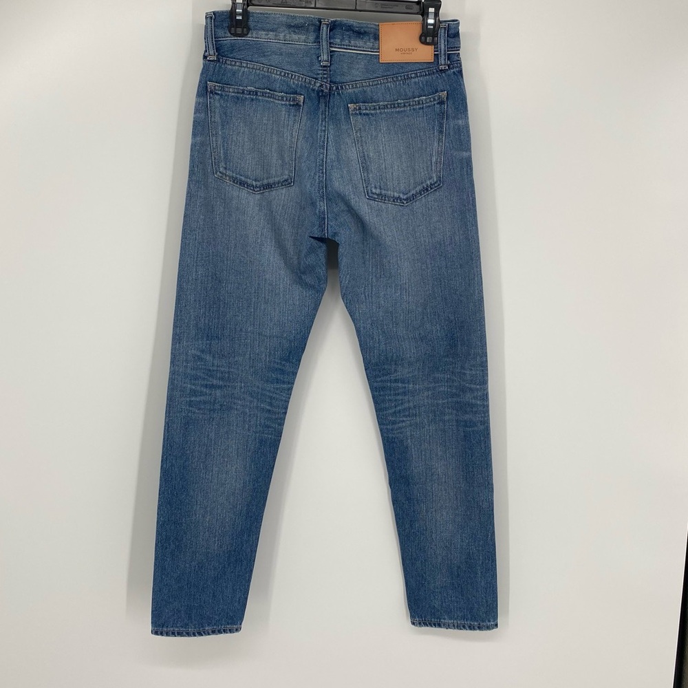 Moussy Vintage Evans Tapered Mid Jean Size 27 - Picture 6 of 9
